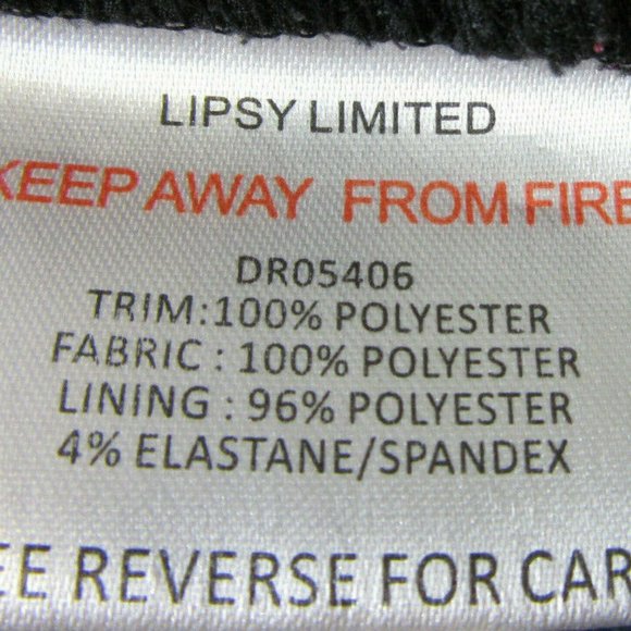 Mini Dress Size 6 Black Sequins Multicolor Lipsy London Sparkling Bodycon Sexy - Picture 9 of 13